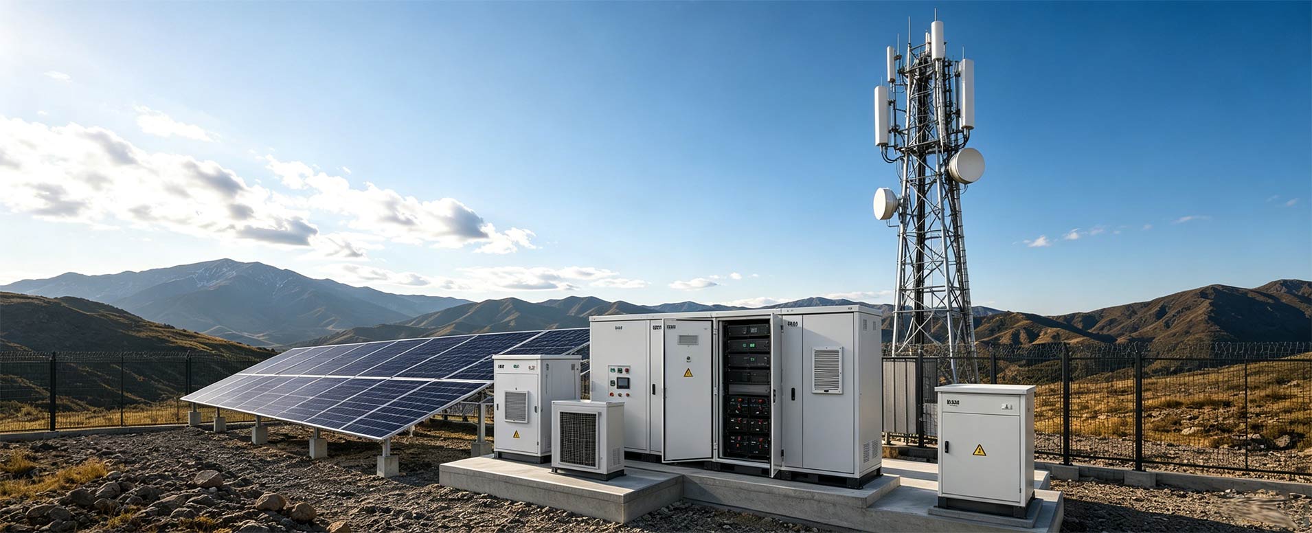 Solución de alimentación eléctrica híbrida para emplazamientos de telecomunicaciones
