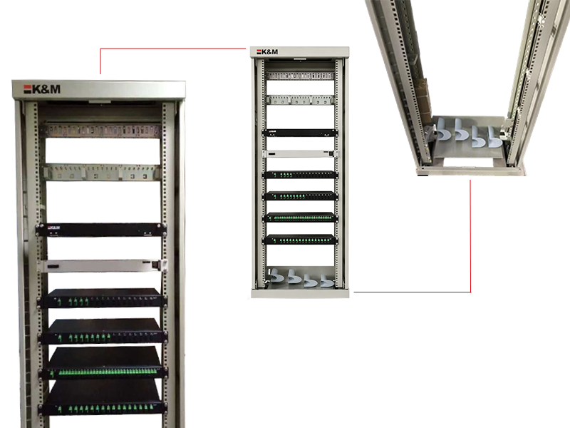 Rack abierto K&M de 19 pulgadas (2000x600x600)