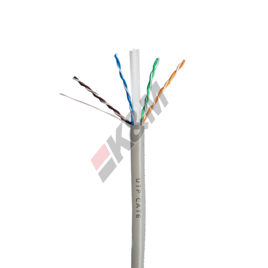4X2X0.5CU CAT6 UTP PVC Cable de LAN